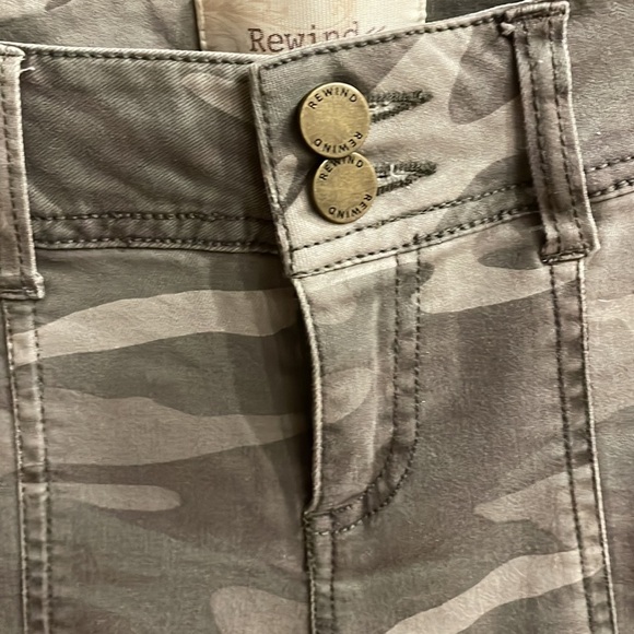 REWIND STRETCH CAMOUFLAGED low rise  SKINNY JEAN. Size 26w / 3 excellent cond - Picture 3 of 14